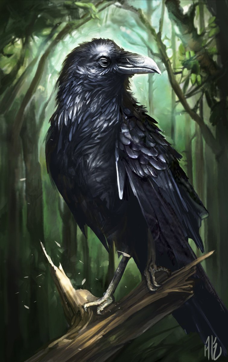Lothiriel_1's tweet photo. @TriciaWhatley "Raven" by Anna Kaplan. 
Source: https://t.co/KwaDQQC6lK 
#ForbiddenFearFriday https://t.co/rAFrmhBkTA