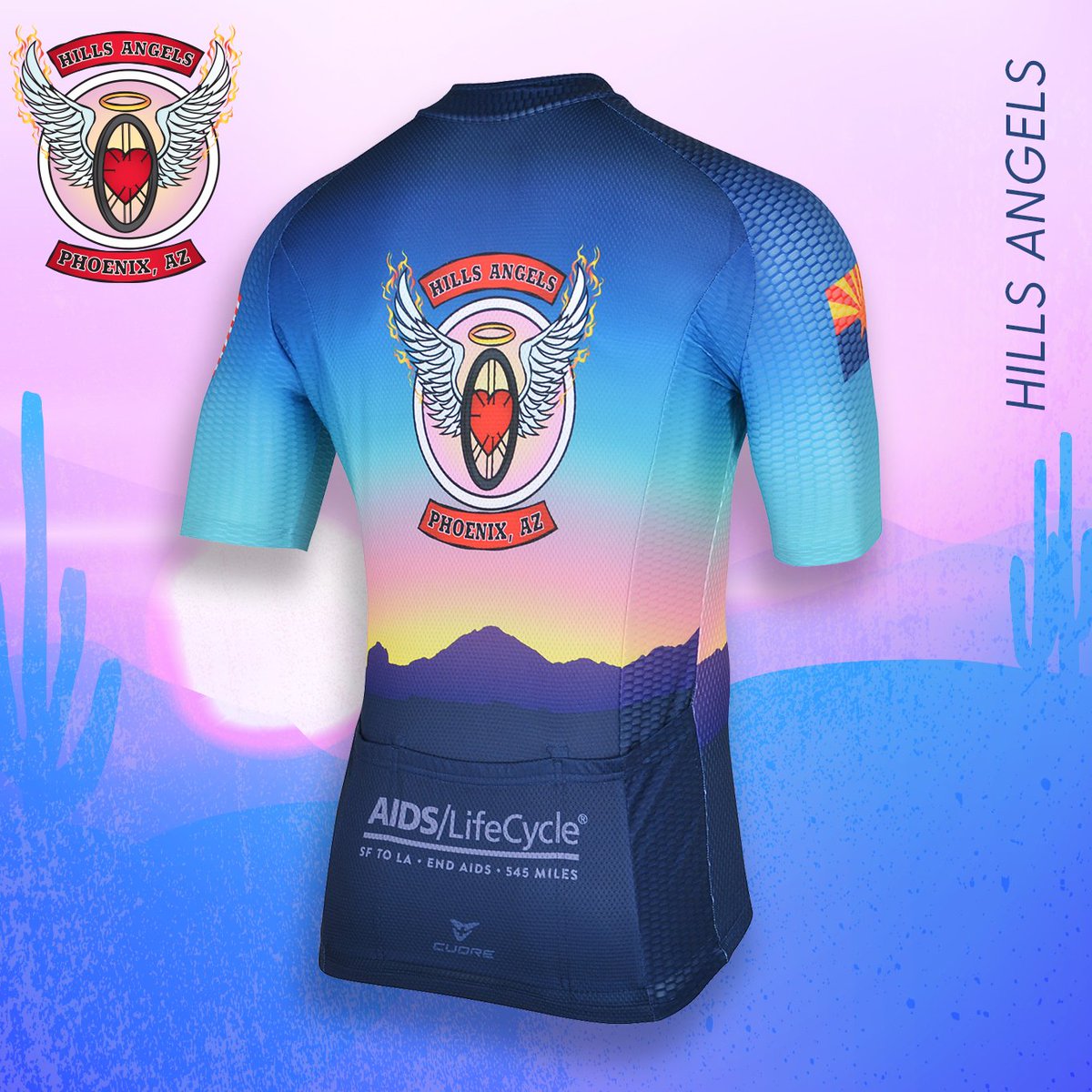 angels cycling jersey
