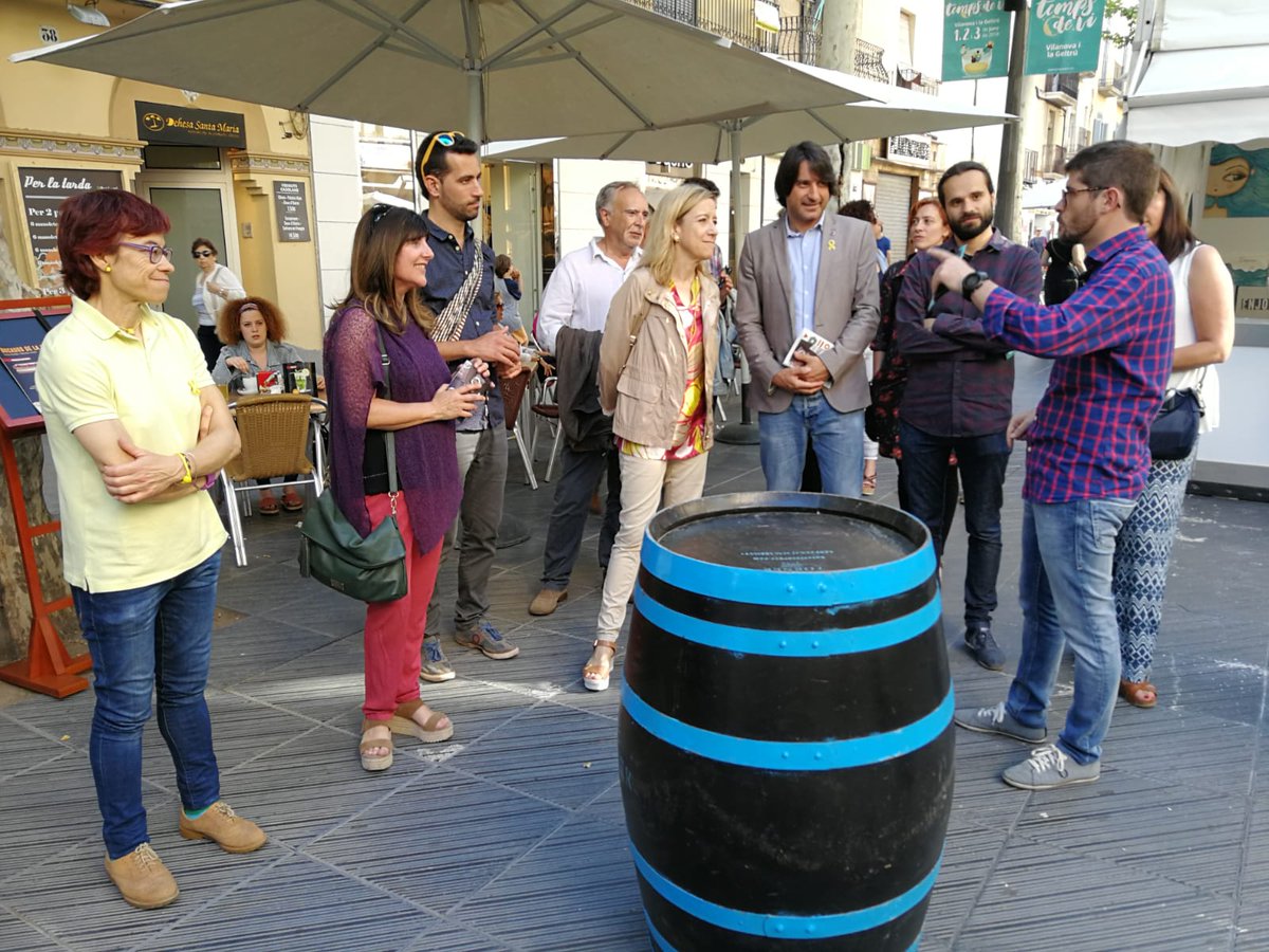 blancaalbapujol's tweet image. Inaugurada la setena edició de Temps de vi. Fins diumenge a la Rambla Principal de Vilanova @ajuntamentvng #tempsdevi @TempsdeVi