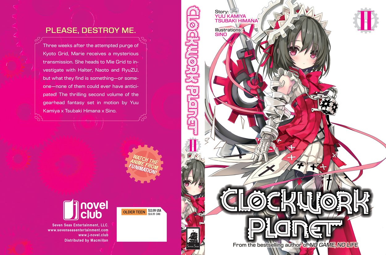 CLOCKWORK PLANET Volume III Yuu Kamiya Tsubaki Himana Light novel