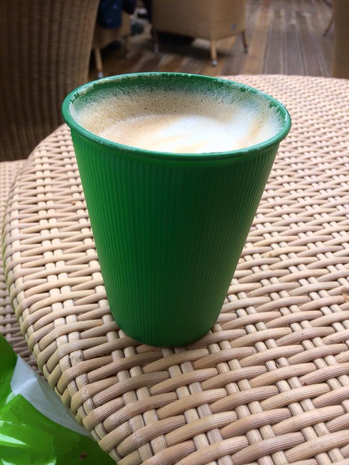 Stilll using the rented green cup <a href="/hayfestival/">Hay Festival</a> ? Don't forget the festival has rented the cups so please pop them in the green cup bin on your way out - thanks for helping us make Hay even more sustainable <a href="/TheCoffeeCartCo/">Coffee Cart Company</a> <a href="/pierogihereford/">Old Granary Pierogi</a> <a href="/AndyFryers/">Andy Fryers</a>