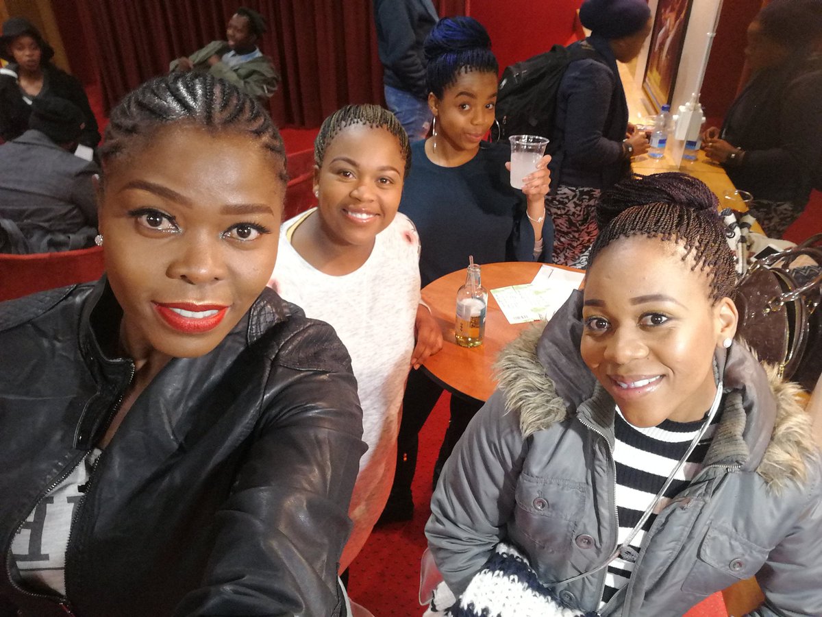 We out Here having a chilled time😁@joburgtheatre @CoLabNetwork #WozaAlbert @nelisiwemwase @bridgetandlife @ParagonPhumzile