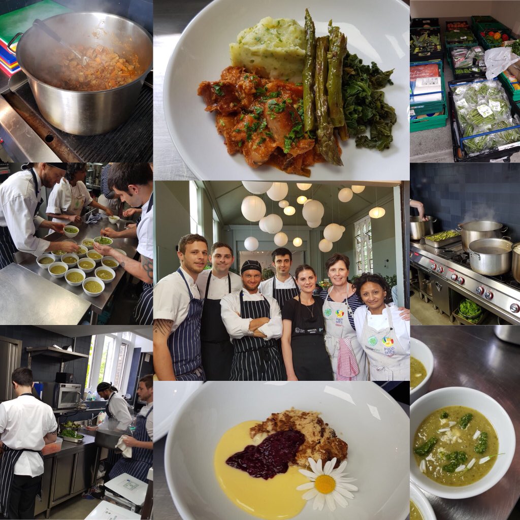 Four great chefs, one great cause,lots of happy stomachs. Thank you for supporting today. Legends......<a href="/AlexCirillo1/">Alex Cirillo</a> @IanHuman_ <a href="/benh50/">Ben Harman</a> <a href="/compassgroupuk/">Compass Group UK & I</a> <a href="/Olliehay/">Ollie Hay</a> <a href="/RA_Food/">RA FOOD</a> <a href="/greg_olszewski1/">Greg Olszewski</a>