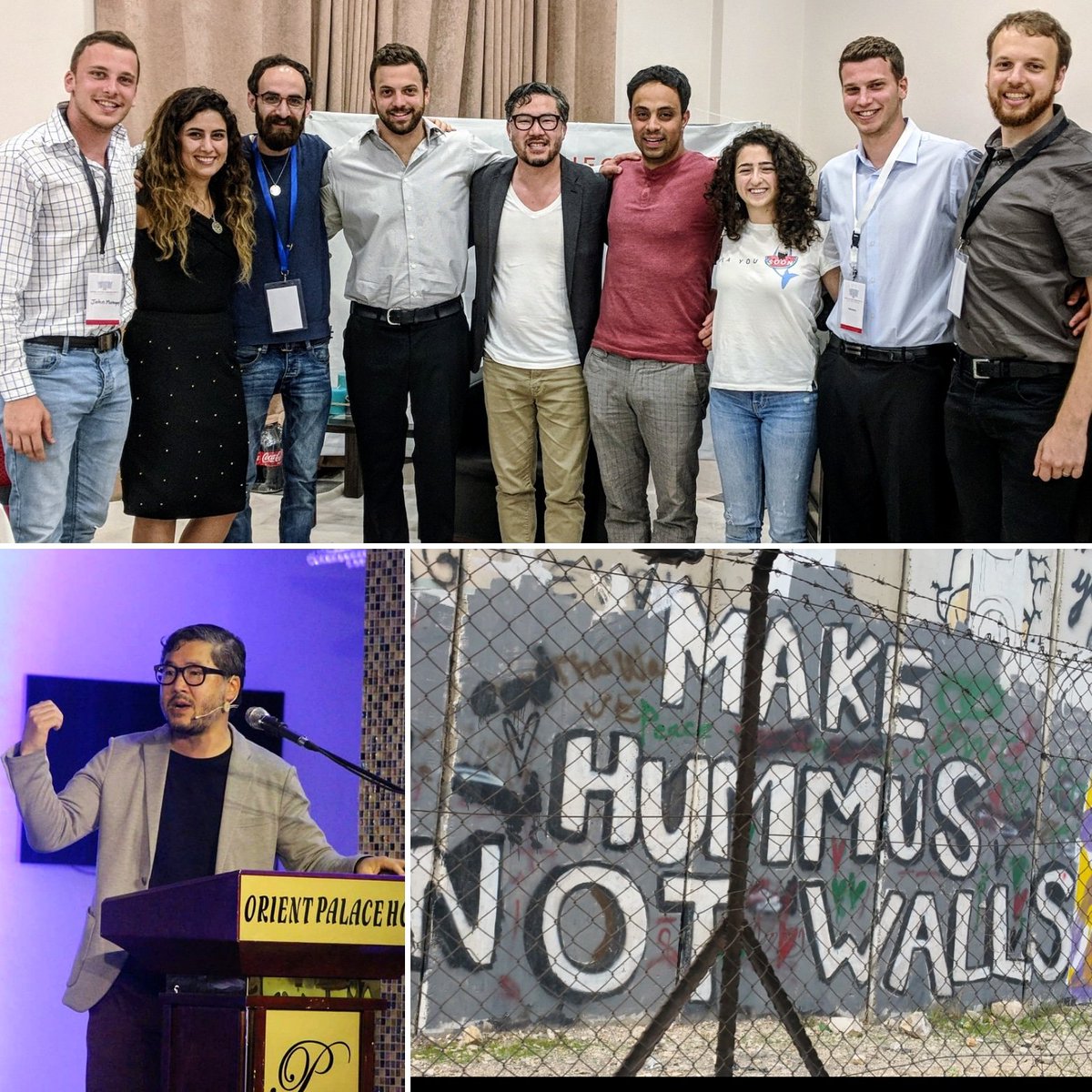 EugeneCho's tweet photo. Folks ask, "Are you pro-Israel or pro-Palestine?"

Neither. Both. As Christ followers, our allegiance is to the Kingdom of God &amp; thus, for peace, justice, reconciliation. But it shocks me that many don't know that there are Christ followers in Palestine. Grateful for their faith. https://t.co/nAaFSUy9H4