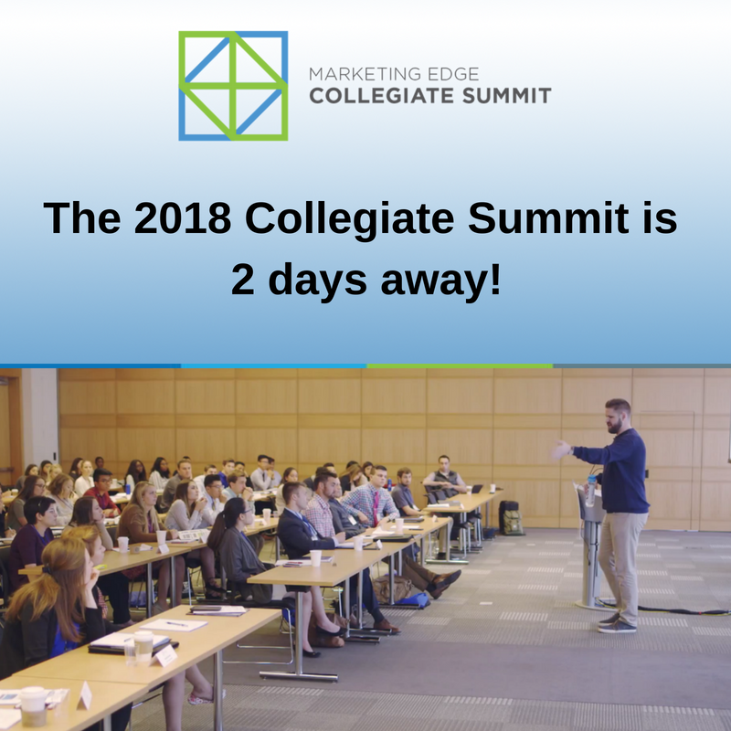 mktgEDGEorg's tweet photo. We hope you are as excited as we are for the #EDGESummit18 this Sunday! Excited to have 81 students at this year’s Summit!
Learn more @ https://t.co/wFDU8ypROz
#CollegiateSummit #MarketingEDGE #EDGESummit18 https://t.co/Ef1TLLmIh4