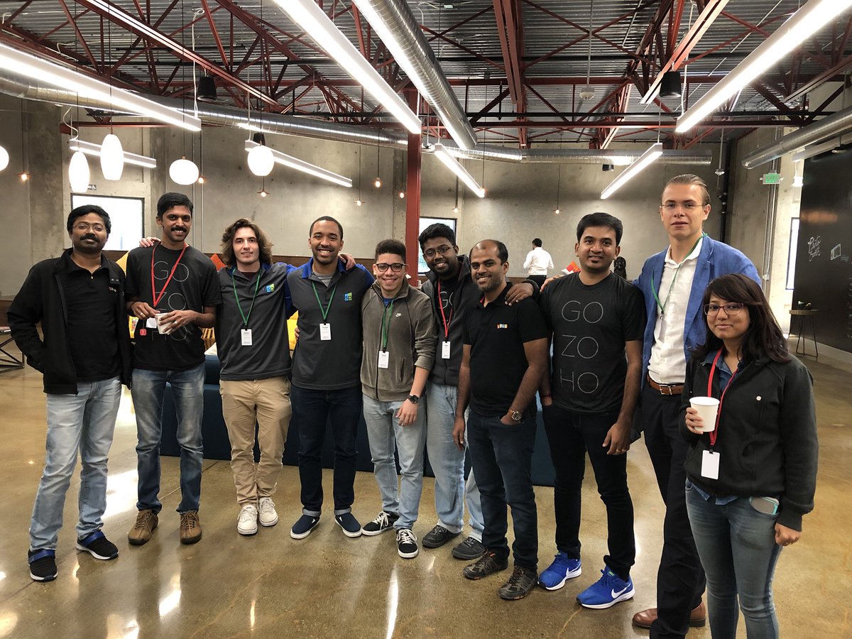 YounessOutlou's tweet photo. Thanks to @zoho and @zohocreator for their welcome during the 3 days of Zoholics Developers, what a great event !! #Zoho #GestionBSP #ZoholicsDev18 #GoZoho https://t.co/MvnGM4OGoW