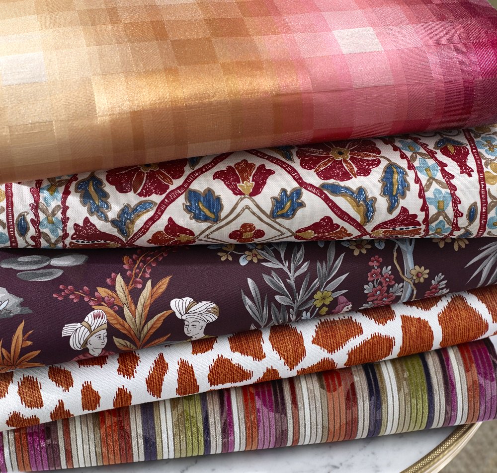 BrunschwigFils's tweet photo. Richly layered patterns with bold color. #BaretCollection #BrunschwigFils #GoodDesignIsForever https://t.co/Yro4xuJpBv https://t.co/NEillnbgxF