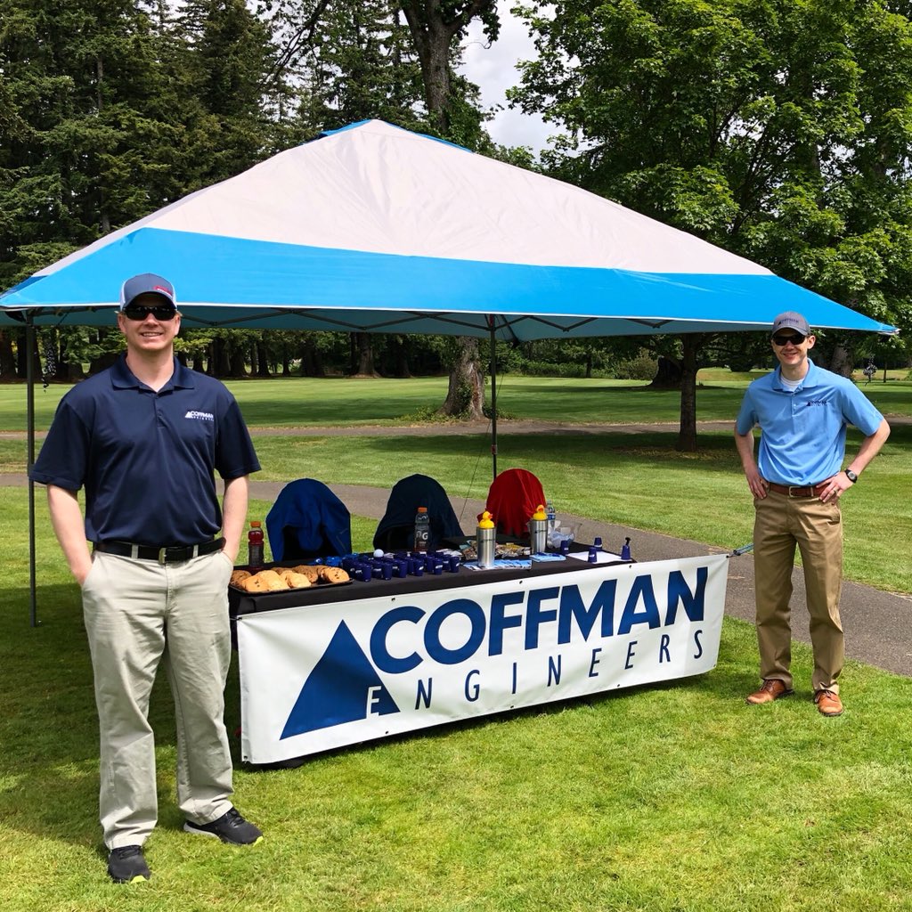 CoffmanEngineer's tweet image. It’s a great day to hit the links! ⛳️We’re in Bellingham sponsoring hole 13 at the Western States Petroleum Association golf tournament. Stop by! #golf #coffmanrocks #oilandgasengineers