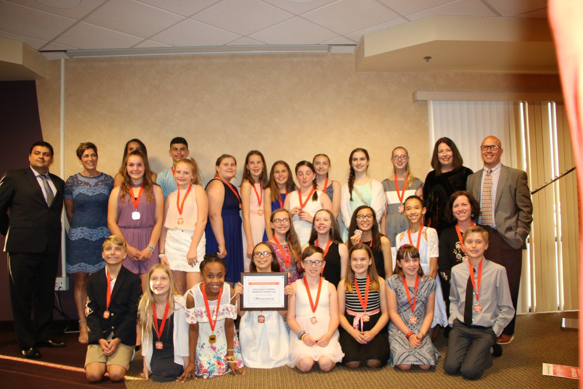 EPS272's tweet photo. Congratulations to the @EPEAGLESEHSI and @EPCMS Unified Club on receiving the “Faces of Change” Unity Award by Pacer’s National Bullying Prevention Center. #WeInspireEACH #EPExcellence https://t.co/nAxTYTo8xR