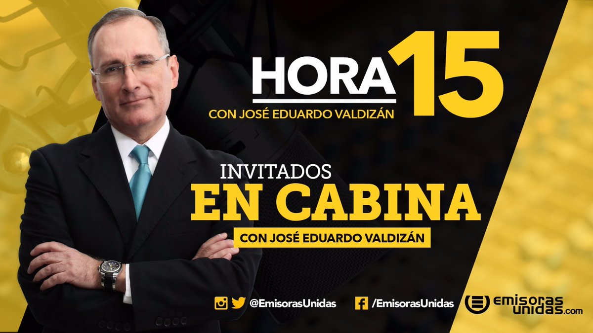 | AL AIRE |

El programa <a href="/Hora15EU/">Hora 15 EU</a> con <a href="/Jevaldiz/">José E. Valdizán</a> y <a href="/JkSandoval_/">Juan Carlos Sandoval</a>. 

Sintonice el 89.7 FM o en nuestra radio en línea. ►bit.ly/2m5tKMn