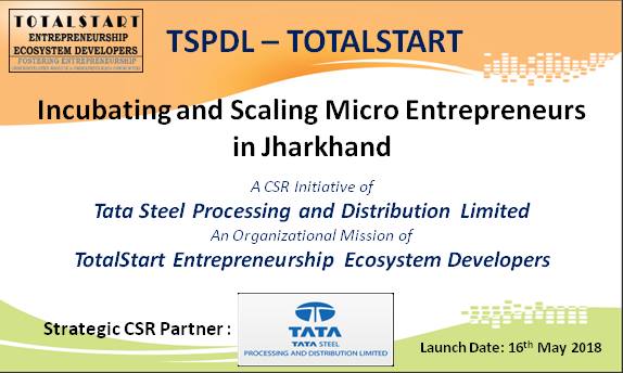 TotalStartEED's tweet photo. TotalStart with DIC West Singbhum Scaling and Investing in Micro Entrepreneurs of Jharkhand - https://t.co/h2S9cXec0m https://t.co/3PMDcjj8us