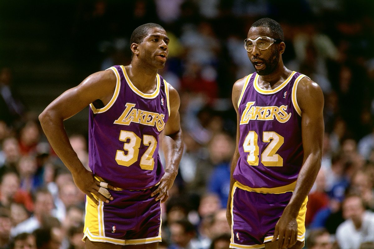 NBA Fantasy on X: #OTD in the 1987 #NBAFinals, Magic Johnson & James  Worthy lead the way for the @Lakers in Game 1 vs. Boston with  double-doubles! Magic: 29 PTS, 8 REB
