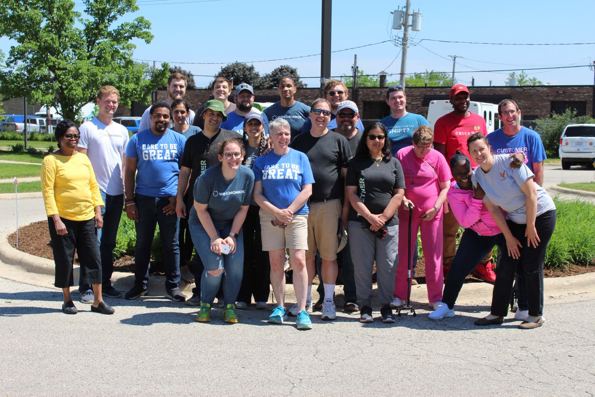 RayGrahamAssoc's tweet photo. Thank you, @WestMonroe for spending your day beautifying our Specialized Living Center! We truly appreciate all your hard work! #WMPdayofchange https://t.co/ZxrtD9hHty