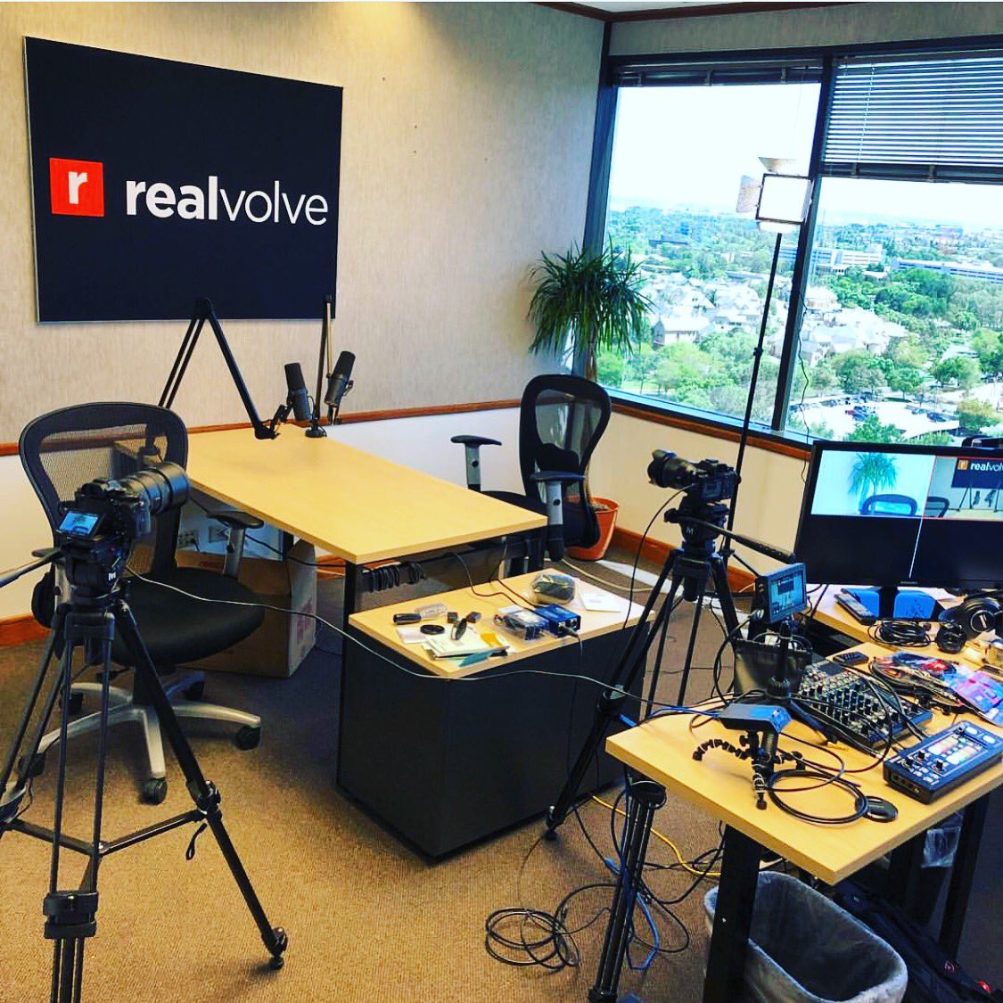 realvolve's tweet photo. Our new #Realvolve studio in the works! https://t.co/4WQ33ozEVD