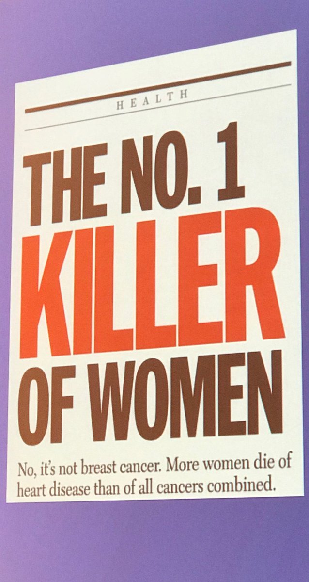 DYK the #1 killer of women isn’t cancer? It’s heart disease. #TheMoreYouKnow #GoRedMD # GoRedBalt