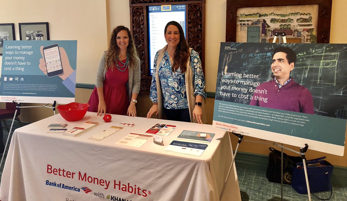 stephaniemglav's tweet photo. Great week w/ @fieldsmel sharing @BankofAmerica #BetterMoneyHabits content with @prosperity2008 members and #2018FPN attendees! https://t.co/Y9Q8eyS5E8