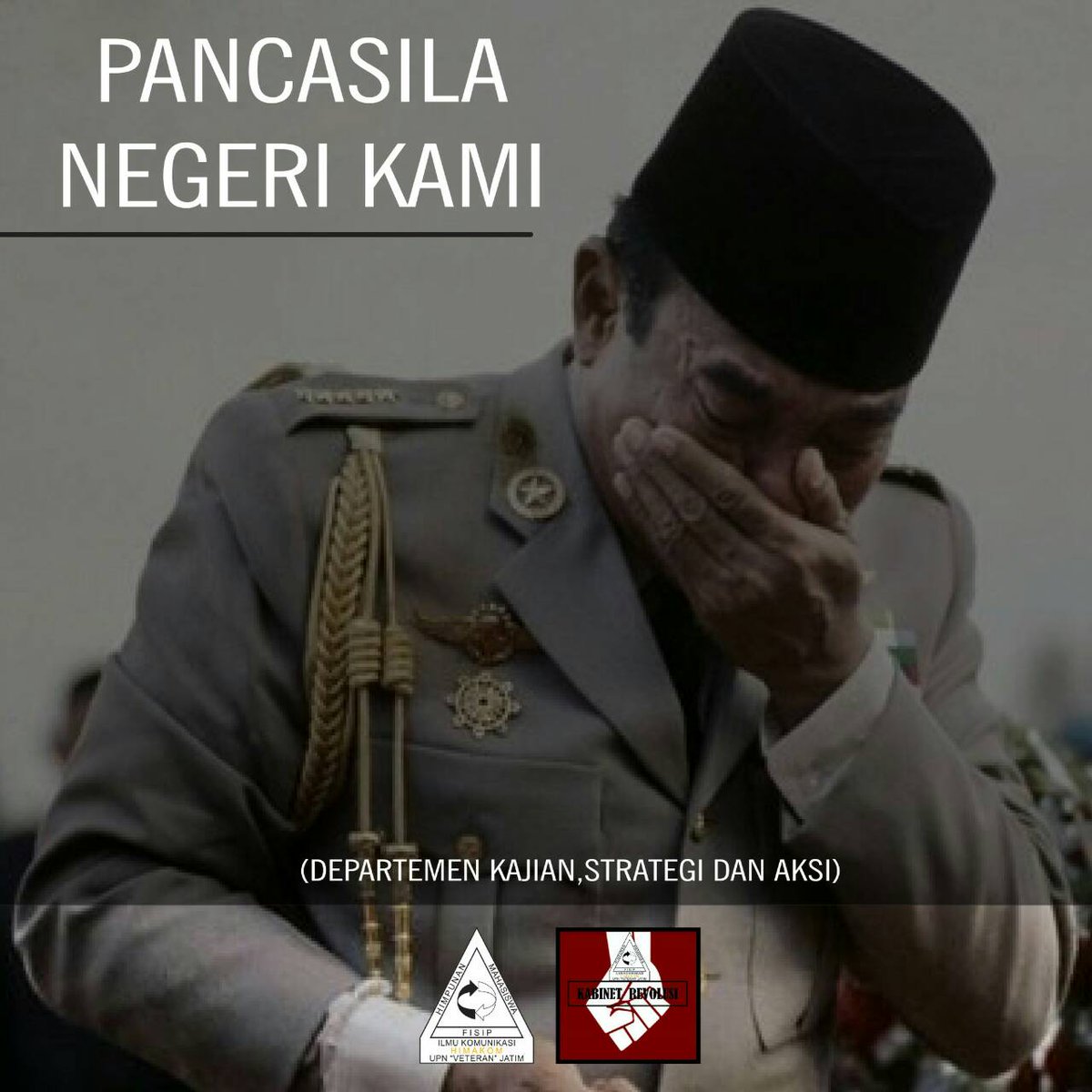 [HIMA POS]

Apakah kita sebagai generasi penerus bangsa sudah cukup baik dalam menjadikan Pancasila sebagai tuntunan hidup berbangsa dan bernegara? Nah untuk lebih lengkapnya yuk baca kajianya di: himakomupnvjatim.wixsite.com/himakom/blog/p…

#SALAMREVOLUSI
#KABINETREVOLUSI
#HIMAKOM2018