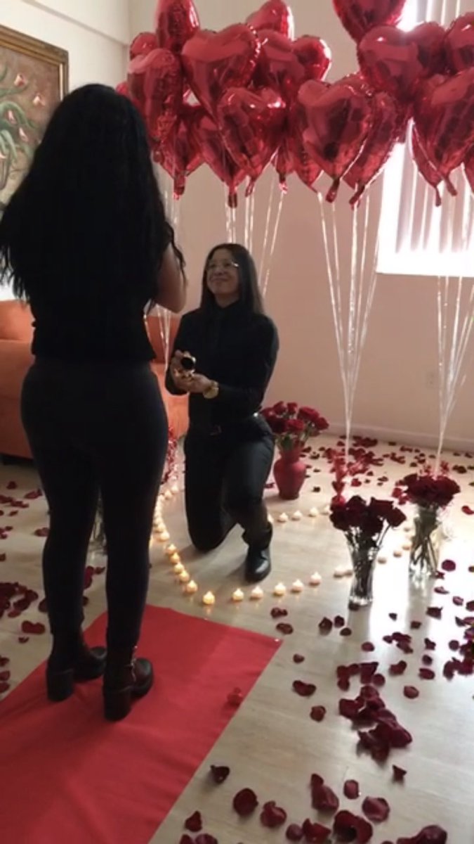 Shamelesskittyy's tweet photo. @Rosyyofficial Happy fucking pride !!!!! I’m engaged to the love of my lifeeeee ✨💍 #Pridemonth #engaged  I love you angel. https://t.co/aFDtq0P6x8