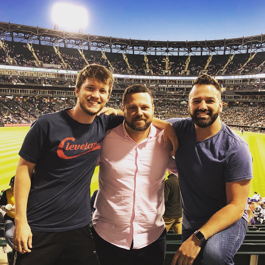 A night w/ the <a href="/whitesox/">Chicago White Sox</a> before our show weekend in South Bend #chicagostyle #soxgameday