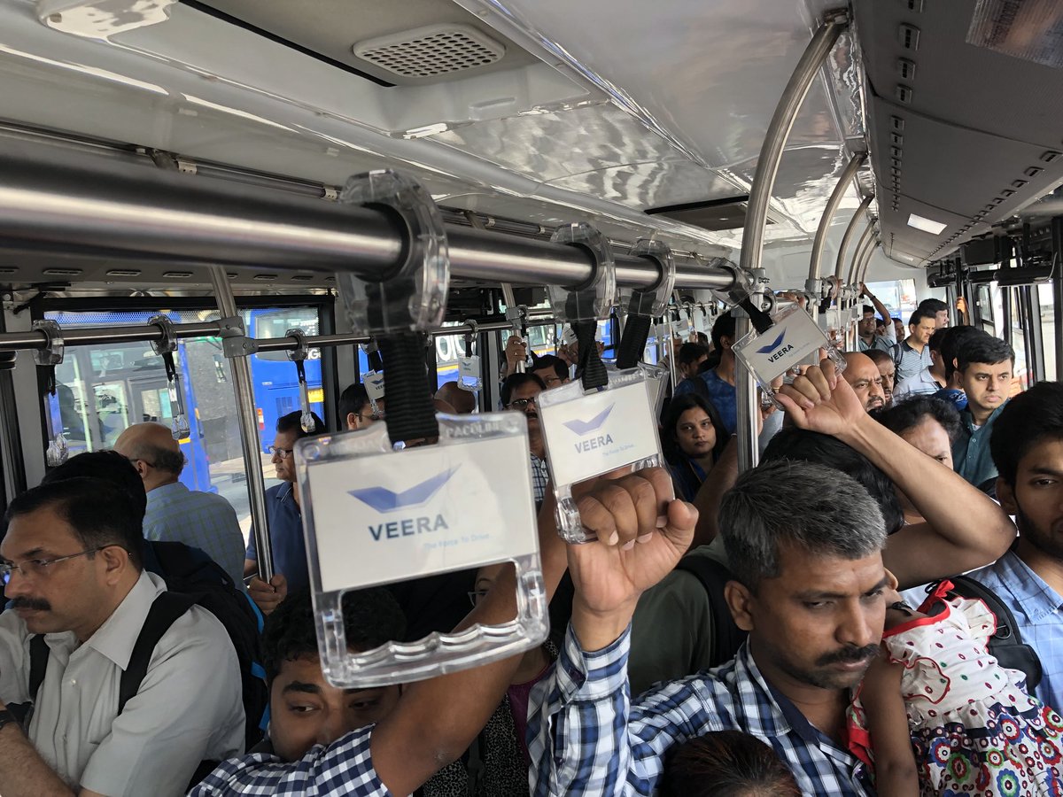 rohit06's tweet photo. Hey @IndiGo6E run out of busses to ferry people from the plane to arrivals at the Bangalore airport ?
I mean seriously ! 
Charging 600 bucks for the extra leg room and hearding people like animals !
#notso6e https://t.co/mwXelFQxGb