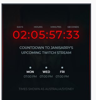 Janisarrytv's tweet photo. Twitch Schedule is UP! =) - Thanks to @StreamlabsHQ 
https://t.co/49ZCvIclL6 https://t.co/FdQs4gS4LM
