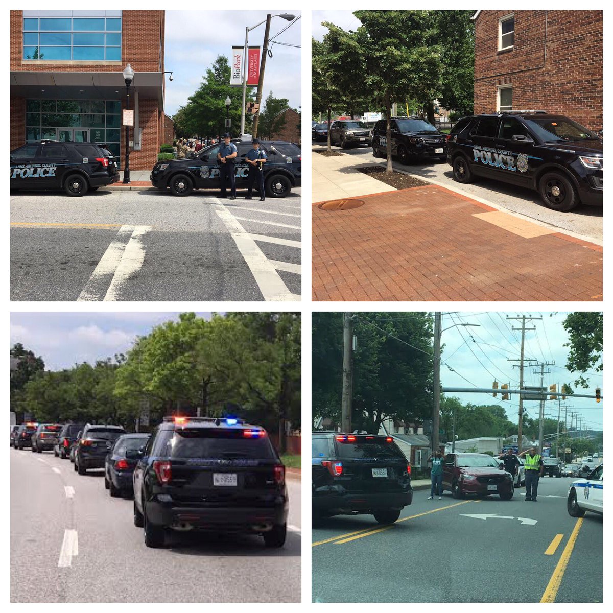 Officers from our Western District proudly assisted with the escort of fallen National Guard Soldier and hero, Eddison Hermond. Eddison, who lived in Severn, died in the Ellicott City flood helping others. He was transported today to a funeral home in Halethorpe.  #RestEasyHero