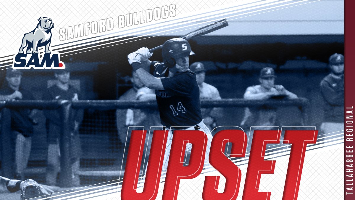 NCAABaseball's tweet photo. Another No. 1 Falls! 

@samfordbaseball UPSETS  Florida State 6-7 on the Noles home turf! 

#RoadToOmaha https://t.co/THQPqUU18f