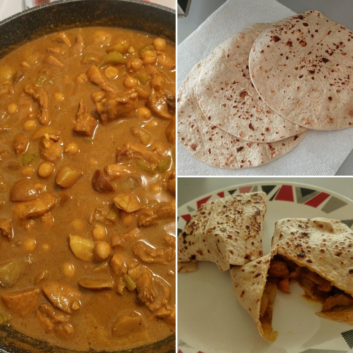 EE_Laura's tweet photo. Curry Chicken Roti 🐔
.
#WhatsForDinner #EatingHealthy #HealthyEating #Homemade #CurryChicken #Roti #7sp  #BecauseImWorthIt #BeyondTheScale #SmartPoints #ReturnTo30 #RT30 #iTrackbites #HealthyNotBoring #FoodPorn #Foodie #PictureThis #Click #LaurasKitchen #BonAppetit 🍴 https://t.co/tL01thoAQ4
