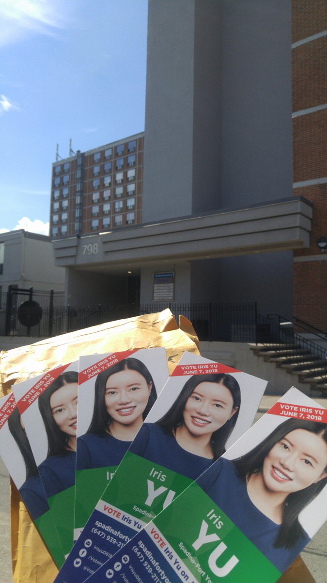 polarbear66ca's tweet image. Pround to be a canvassing volunteer of PC party! Within 2 hours distributed about 500 door hangers in two condo bldings.
@voteirisyu can service much better for the people in #SpadinaFortYork.
#VotePC #VoteIrisYu #onelxn #AOCCinAction #SaveOntario #PCPO #NeverNDP #LiberalsMustGo