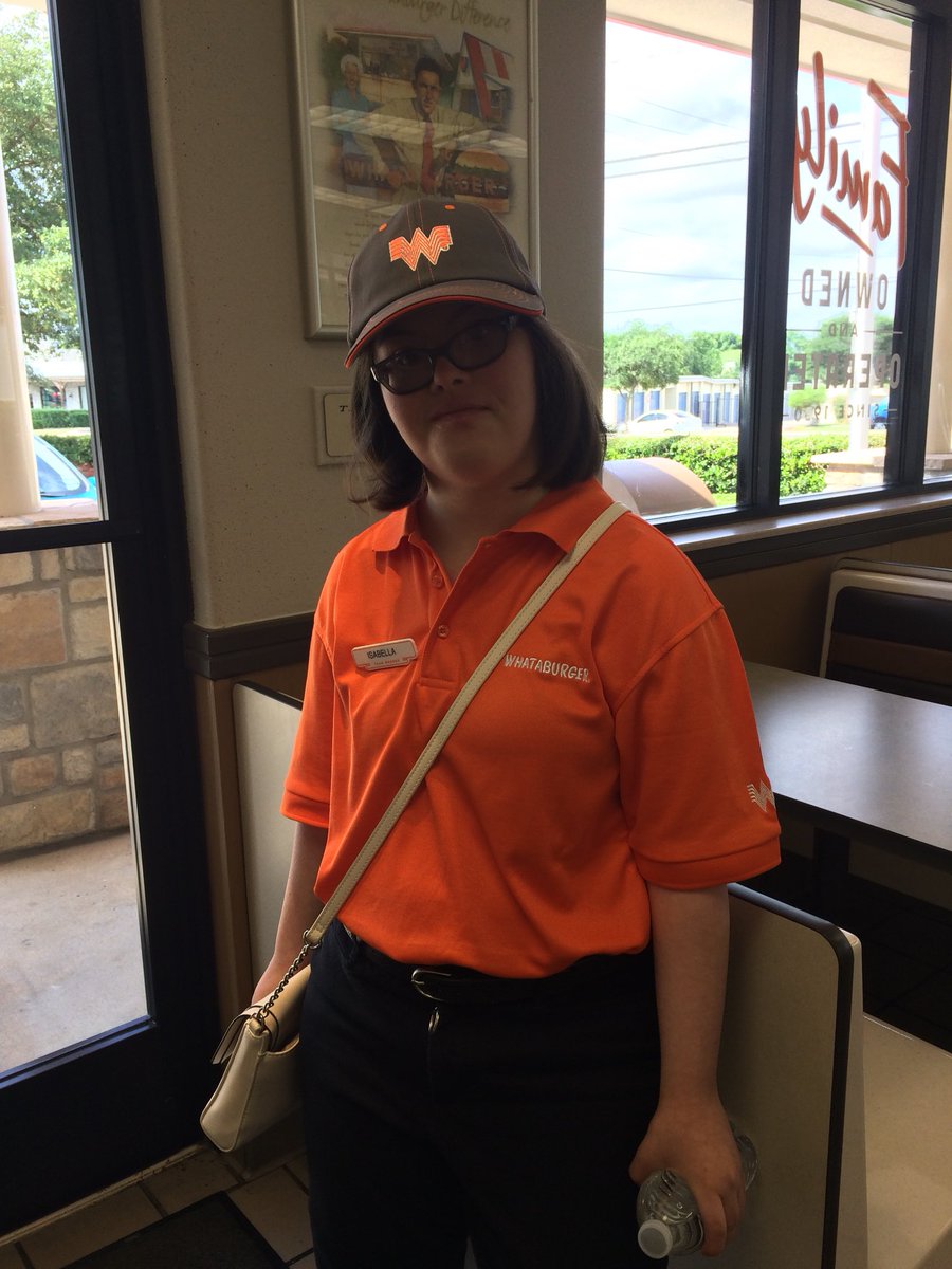 From @NISDReddix @ProjectSEARCHHQ to @Whataburger! What-a-first day on the job! Way to go Bella!@LaCanteraResort @KimHarleSolisSA