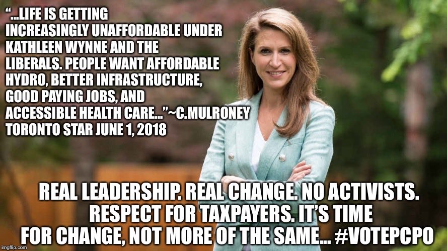 MBFergy's tweet photo. Follow this thread! @OntarioPCParty will secure our future, our economy &amp; healthcare!

The real NDP is unready, offensive and outside the mainstream! 🚫

Ontario PC team will be ready to deliver meaningful change on day one! ✅

#onpoli #ONelxn #OntarioElection2018 #SaveOntario https://t.co/ElAEIgw05u