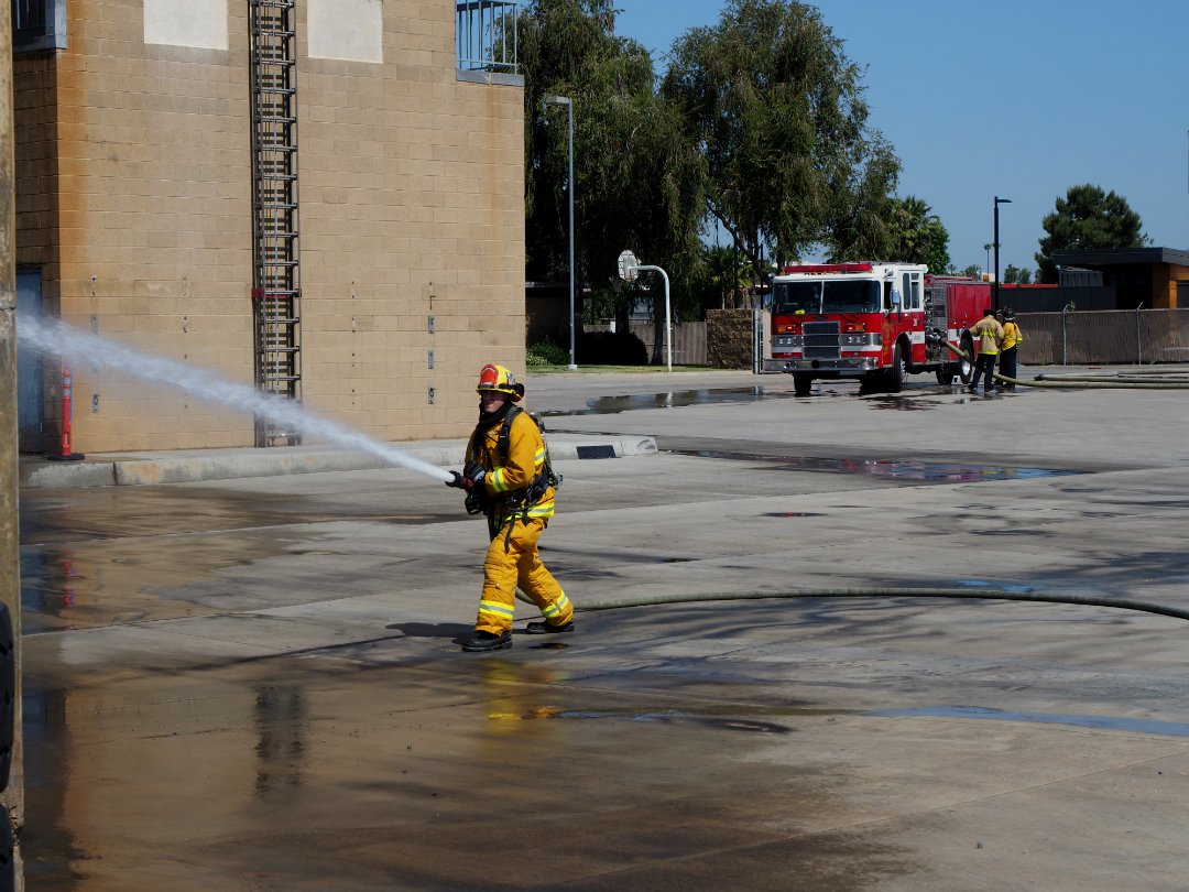 LakesideFire's tweet image. Fire Station 2 company training at Heartland Fire Training Facility this morning. Pump operations, hose and ladder evolutions - some "bread-and-butter" training for Engine 2 and Medic 2 members. #Engine2 #Medic2