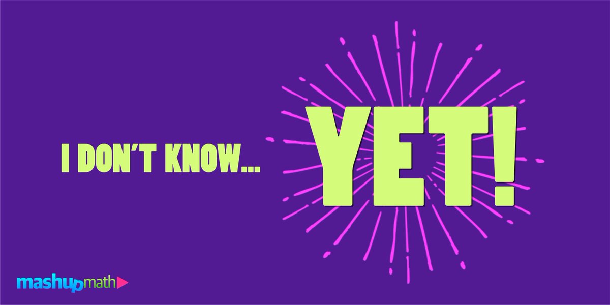 mashupmath's tweet image. Teach students to embrace mistakes as learning experiences. #growthmindset