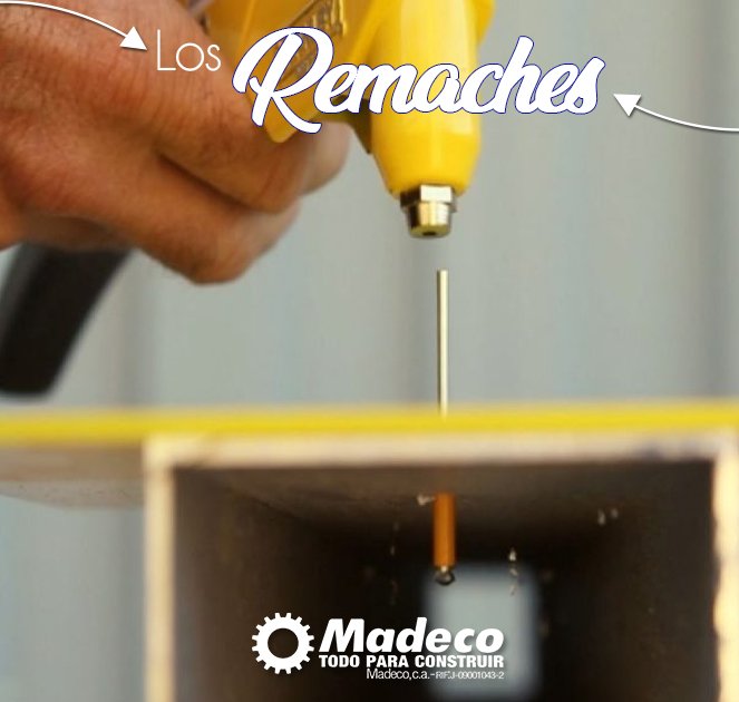 madeco_contigo's tweet photo. 📌¿Los #remaches? Estos son elementos de #fijación que se emplea para unir de forma permanente dos o más piezas. Consiste en un tubo cilíndrico (el vástago) que en su fin dispone de una cabeza. El uso que se le da es para unir dos piezas distintas, sean o no del mismo material. https://t.co/QddCEsLJJD