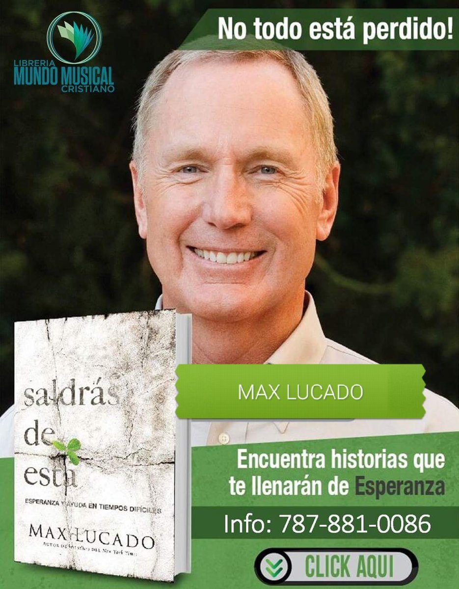MundoMCristiano's tweet photo. Gran variedad del gran autor @MaxLucado disponibles en @MundoMCristiano ¡Visitanosn en Hatillo, Humacao y Ponce Puerto Rico! #verano2018 https://t.co/JKo9dXSCQI