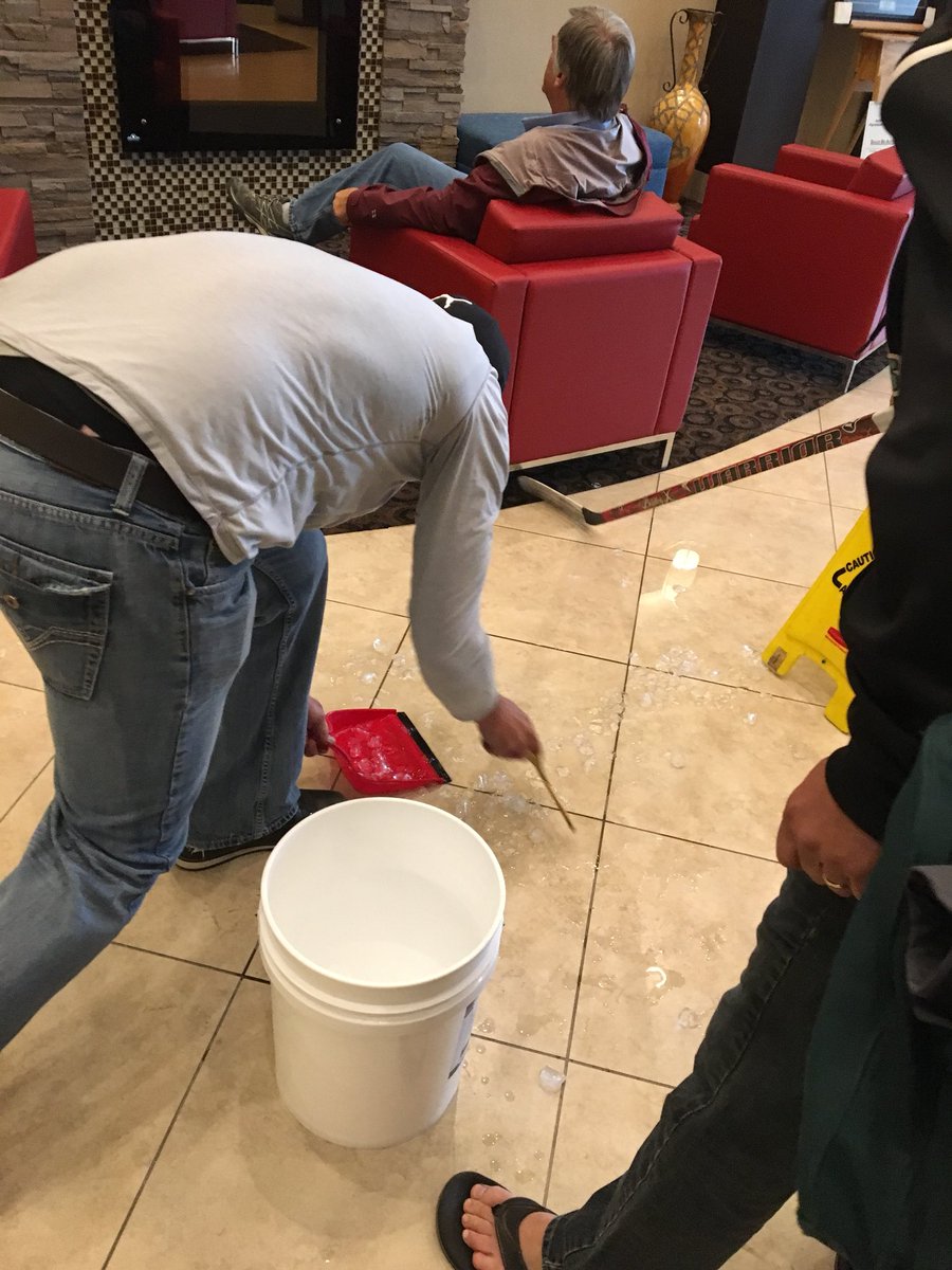 LSevns's tweet photo. @Benders_HC This is how you start you hockey weekend. At check-in, in the lobby!! #drunkalready #nchl https://t.co/pkO5DrPVYf