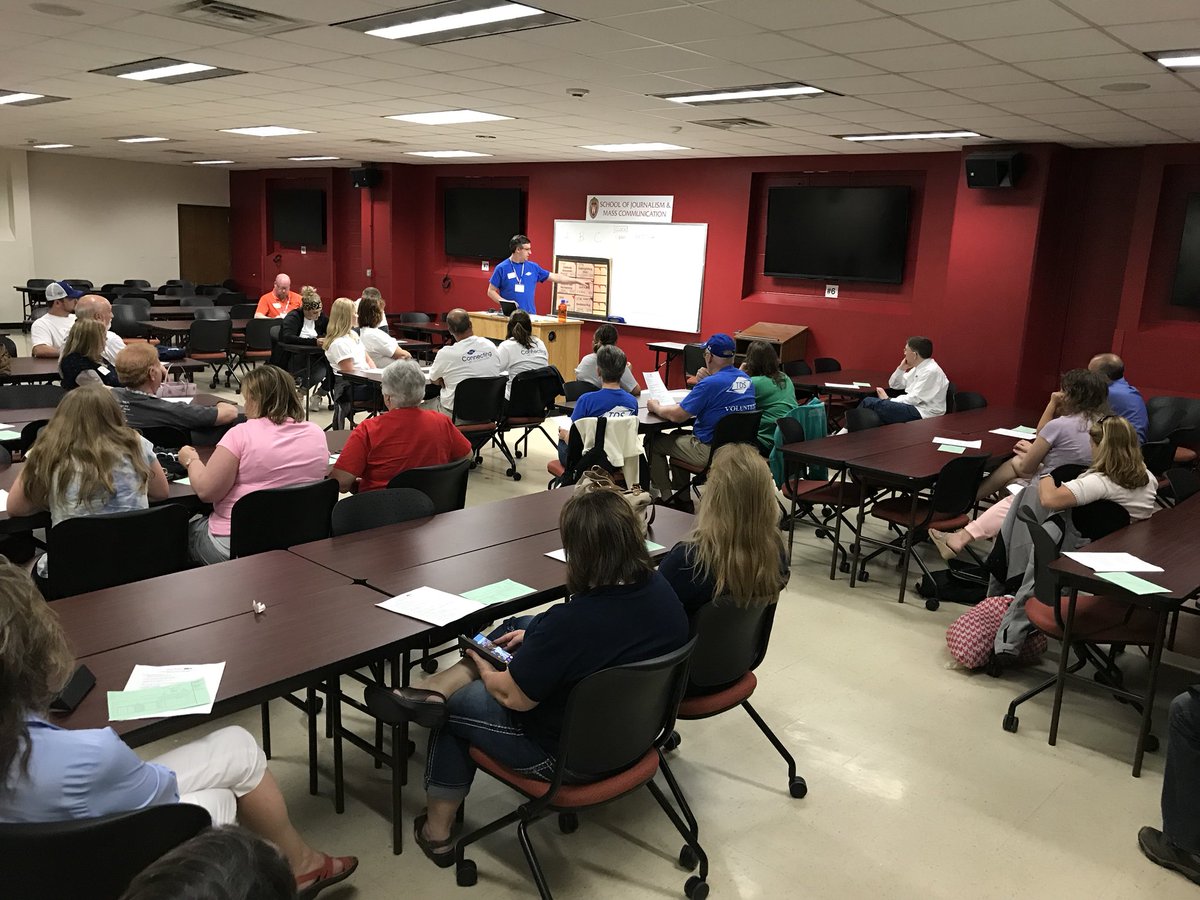 PBSWI's tweet photo. Our phone bank volunteers are already in training so they can take your high bids at #WPTAuction. We’re on the air statewide at 7:00. https://t.co/WQFd2LNe4G