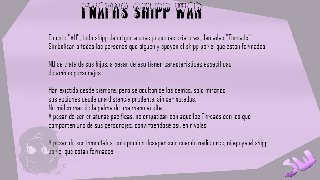 Velin_Igarashi's tweet photo. #FNAFHS #FNAFHSSW
Bueno...básicamente es una descripción de mi AU :3
estaré subiendo mas cosas al respecto nwn https://t.co/3V7MRPaZ2w