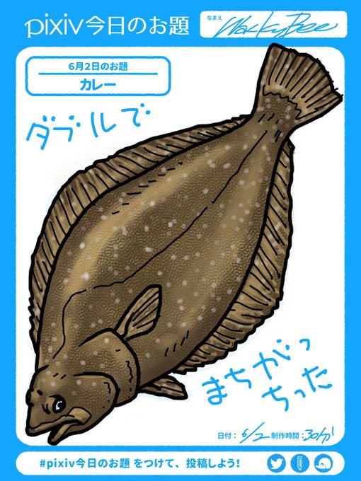 左ヒラメのtwitterイラスト検索結果 古い順