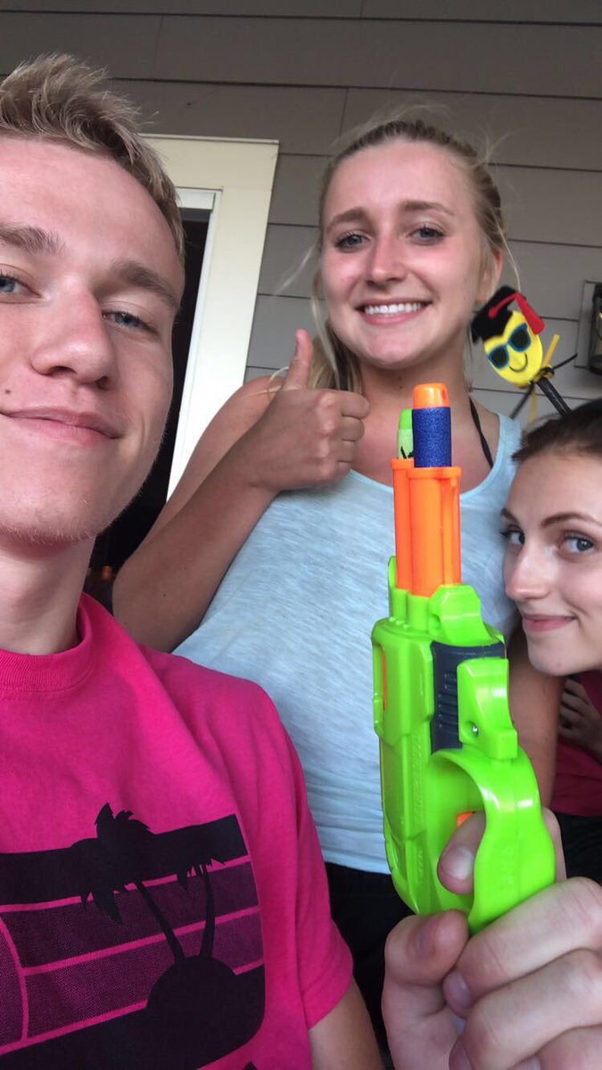 HartmonJake's tweet photo. Sorry ‘bout it🤷🏼‍♀️ killed this baddie😆 @RFNerfWar https://t.co/YYyrZBrINN