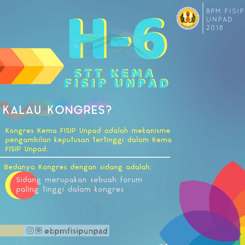 BPMFISIPUnpad's tweet photo. H-6 Sidang Tengah Tahun Kema FISIP Unpad

Datang dan berkontribusilah!!! https://t.co/Jlvu1wqY0E