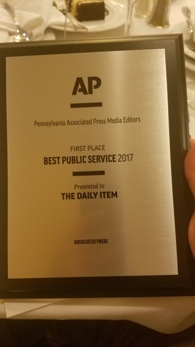 JustinLStrawser's tweet photo. Here's the one I contributed to @dailyitem @AP #bestpublicservice #PAPME #PROTECTINGOURCHILDREN https://t.co/DBynXVci0E
