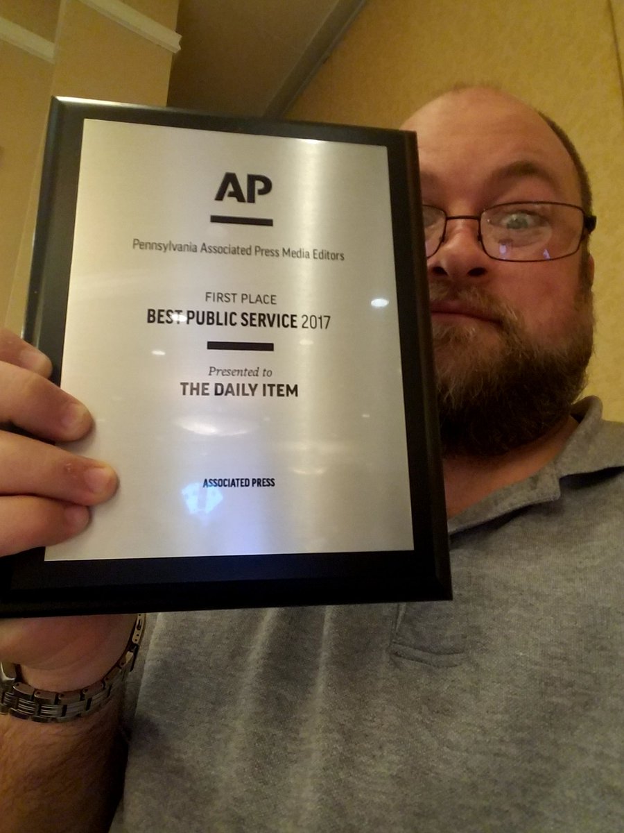 JustinLStrawser's tweet photo. Here's the one I contributed to @dailyitem @AP #bestpublicservice #PAPME #PROTECTINGOURCHILDREN https://t.co/DBynXVci0E