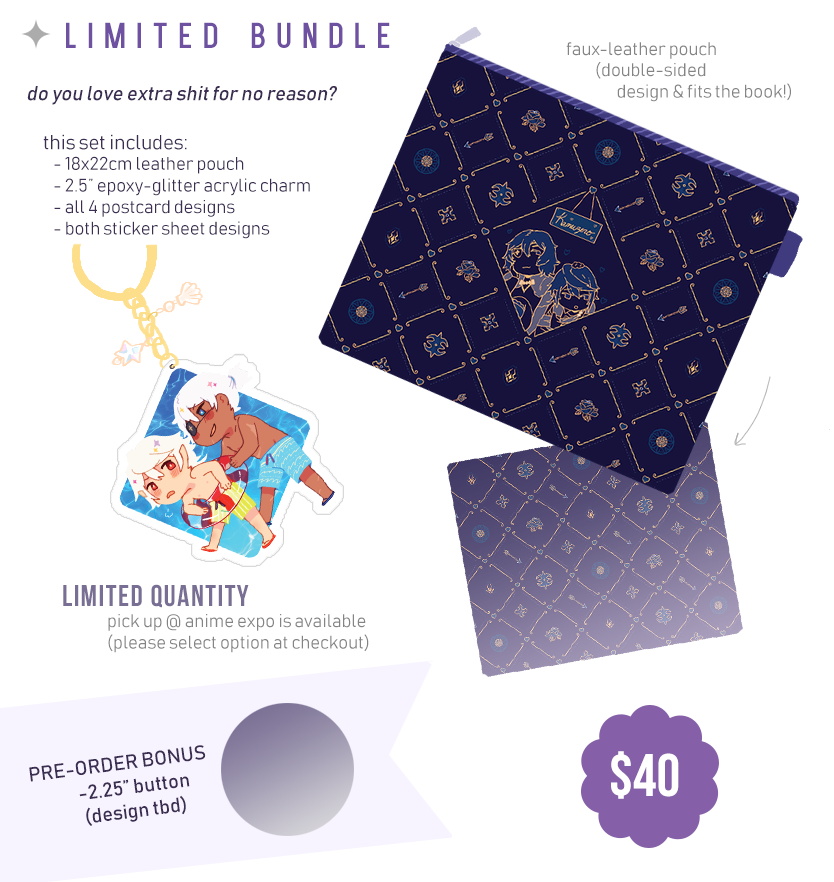 this is wildly overdue but my ⭐corrin/niles compilation⭐is finally up! 

it's a 100pg!!/a5 book with reprints of my previous works + 35 pages of new stuff &amp; a ridiculous limited bundle - pick up @ ax is also avail! RT's are also appreciated!!! ??

?: https://t.co/lPMKdHTHG1 