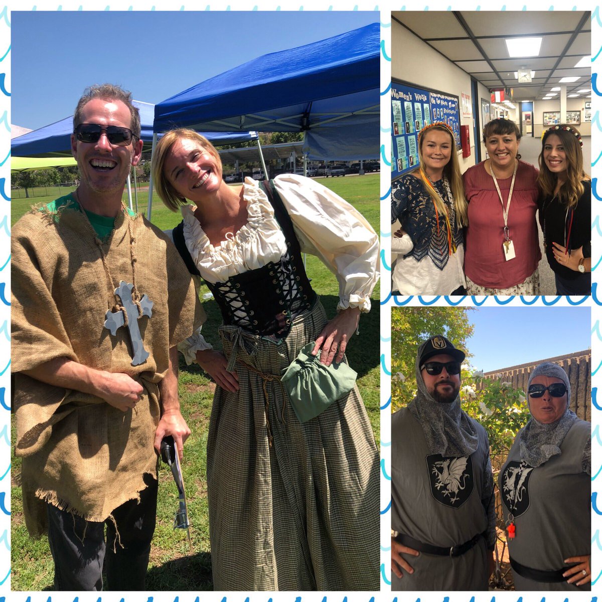MontgomeryCVUSD's tweet photo. The Renaissance Faire for 7th grade was a collaboration between History, English, Sped, ELD, Math, PE, and Drama. #weareIB #baughman #henry #ebenfelt #moss @CoachCShu #taylor https://t.co/nloEq0sb0O
