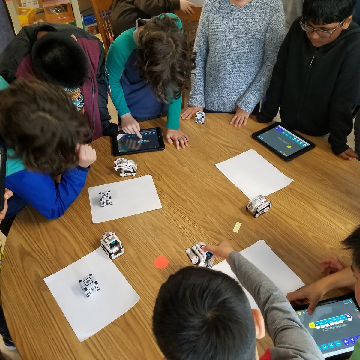 theartofcodefu's tweet photo. Trying out some new #robots at mccoppin #elementary in the Richmond District of @sfgov @SFUnified . Being a Title 1 #school, we love to bring #coding to kids who otherwise may not have the opportunity! #teachers #boys #girlswhocode #csforall #design #coders #codefu #enrich @anki https://t.co/QnoPmYsNuT