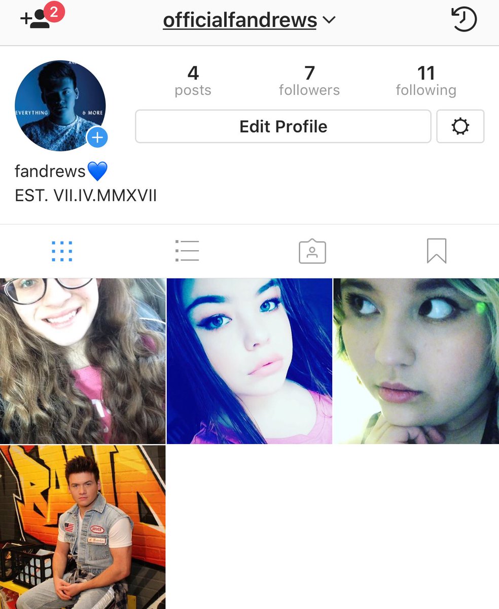 fandrewss's tweet photo. We have an “official fandrews” page on instagram! This is just going to be the “official” account for all of the fandrews. There are 4 owners(including me!) follow us for updates, edits, and miscellaneous pictures of Andrew☺️💙 #FanDrews @ItsAndrewButch https://t.co/zn89WcU21m