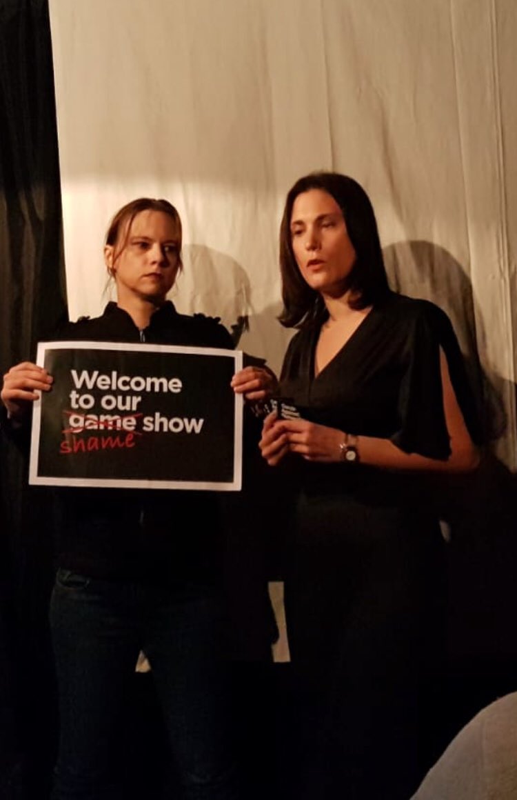 debs_lennard's tweet photo. Tonight was the last night for @FranKissling and me of our #shameshow at @Junkyard_Dogs3 for @brightonfringe 2018. The audience were amazing!
We will be back! https://t.co/ktvRkDWtIo