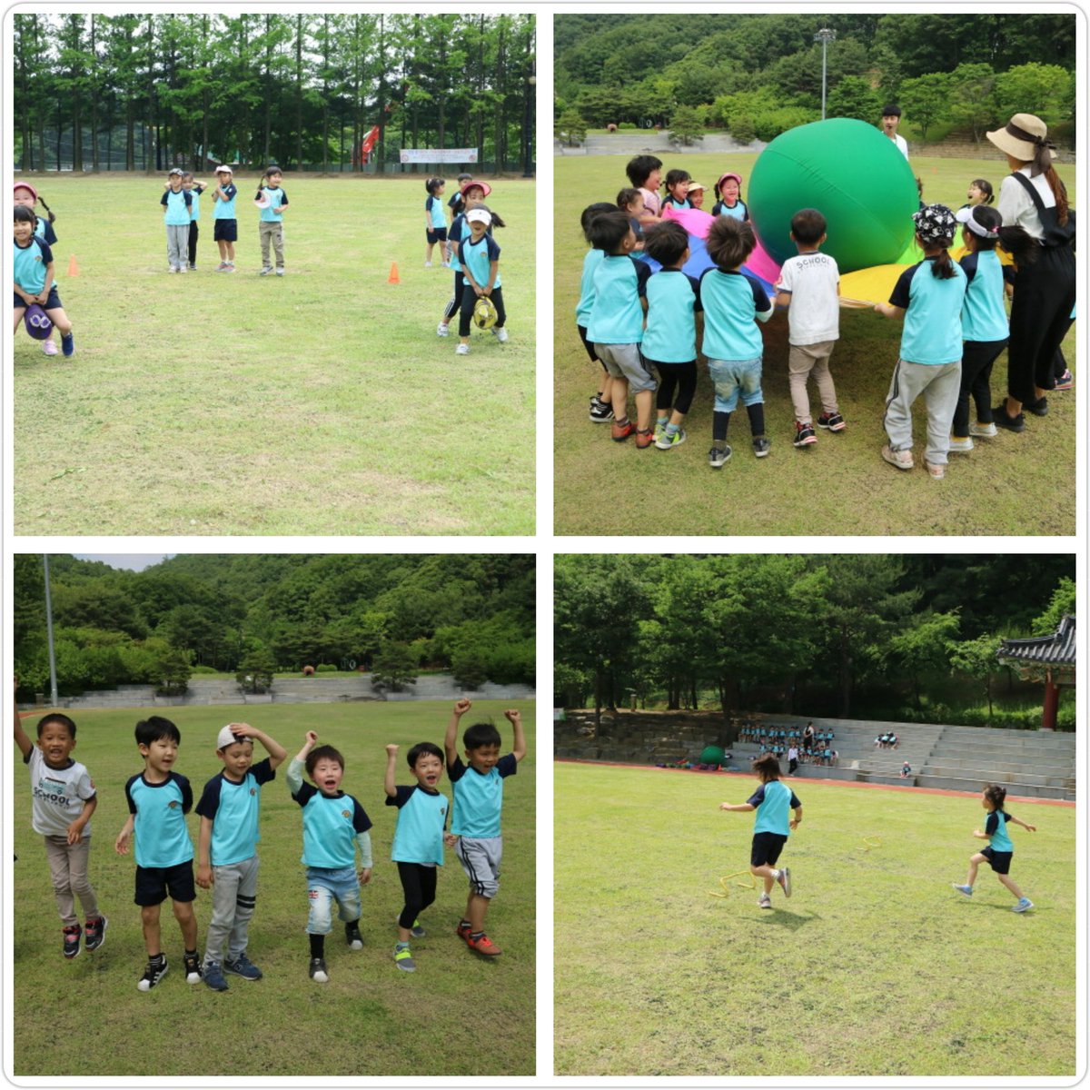 #국공립양지어린이집 
첫 미니 운동회날이 열렸어요!
등원 할 때부터 한껏 기대에 부풀어 체육 선생님을 만날 생각에 들떠 있던 친구들의 귀여운 얼굴이 생생하게 떠오릅니다.
드 넓은 푸른 들판에서 마음껏 뛰어노는 것이 아이들에게 가장 큰 행복이지요!