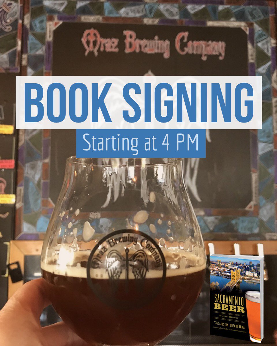Heading to Folsom Lake to beat the heat this weekend? Why not stop by <a href="/MrazBrewing/">MrazBrewingCompany</a> for a beer and pick up a signed copy of Sacramento Beer: A Craft History on the way home? I’ll be there on Saturday, June 2 from 4 to 6 PM.